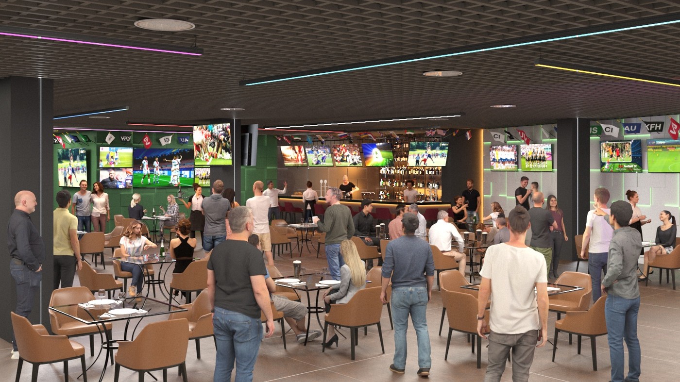 Live music entertainment venue