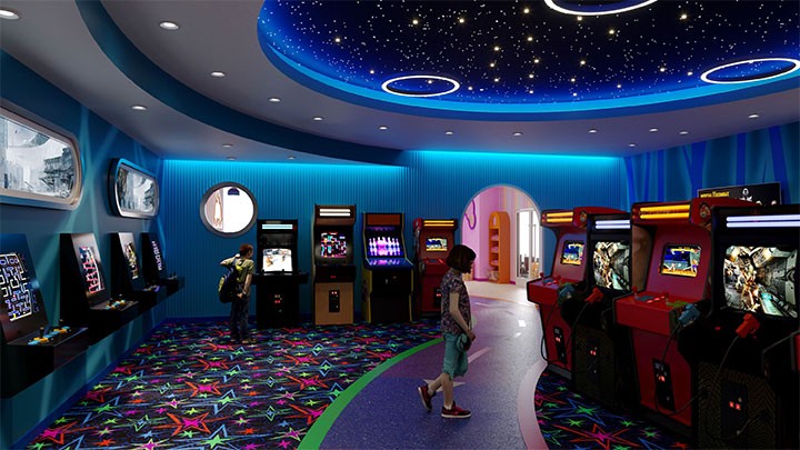 Arcade game room