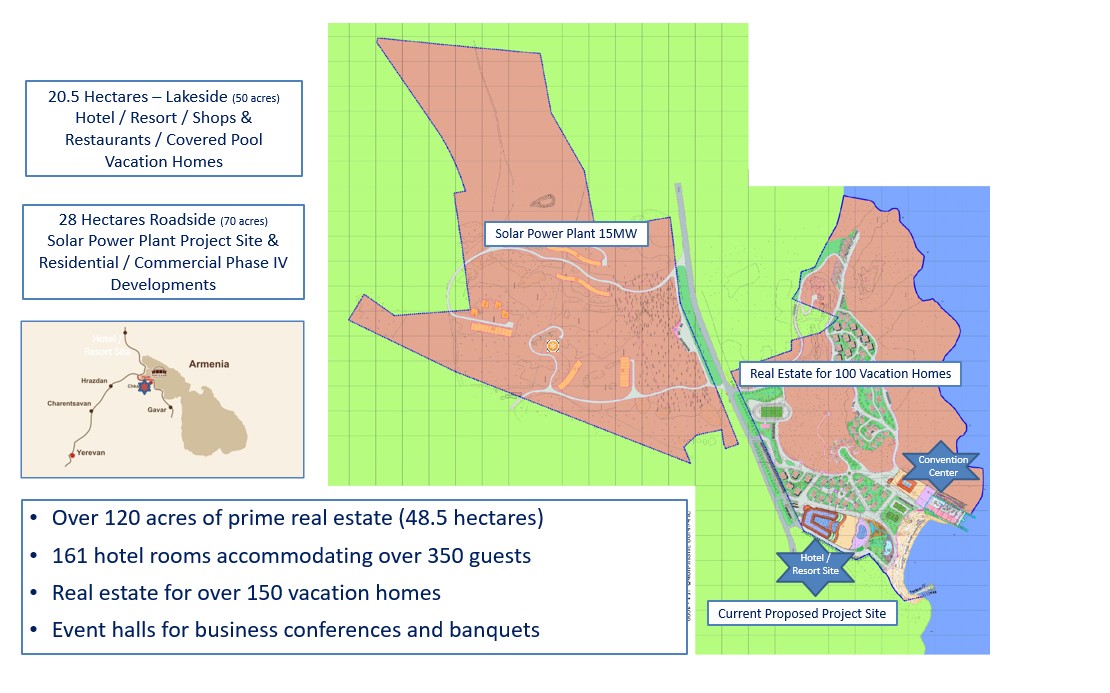 Crystal Lake Phase I master plan site map